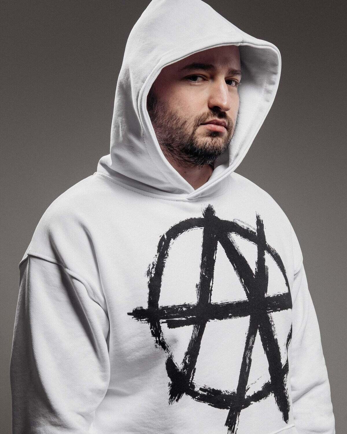 Худи "Anarchy" white